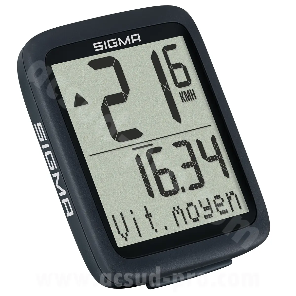 Compteur Sigma BC 8.0 WR filaire noir 8 fonctions