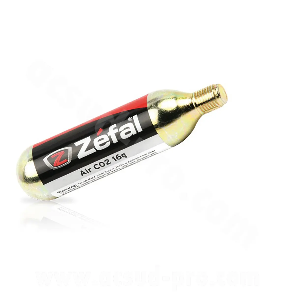 Cartouche CO2 filetée Zéfal 16G (blister de 2)