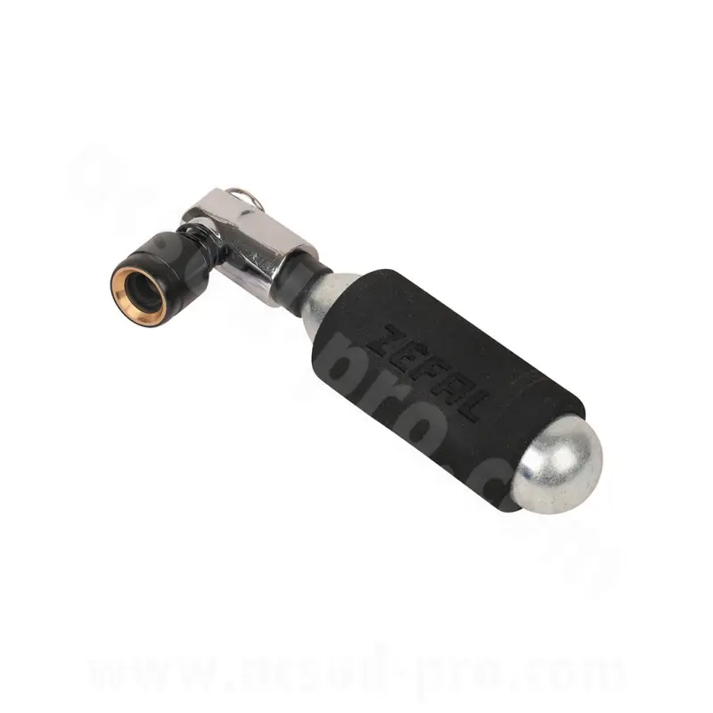 Gonfleur Zefal EZ Push noir débit réglable VP-VS avec cartouche 16g filetée