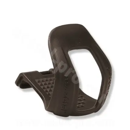 Cale-pied VTT Zéfal court résine noir L-XL sans courroie (paire)