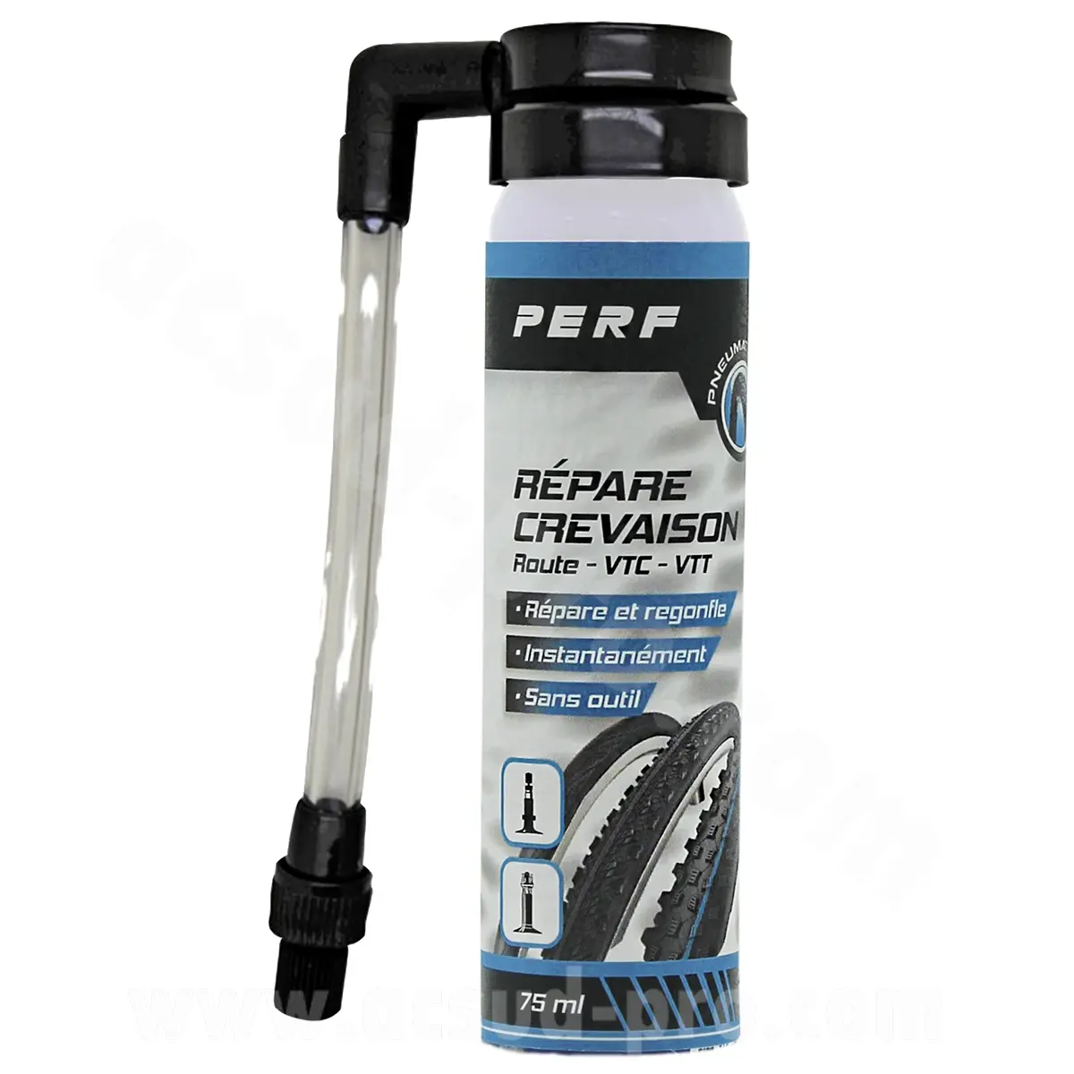 Bombe anti-crevaison performance 75 ml
