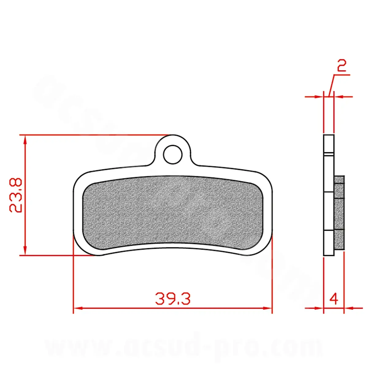 Plaquette de frein velo brenta e-bike/ semi metal compatible shimano XTR M9120 XT m8120/m8020 SLX M7120 saint m820/m640/810 et MT520/420