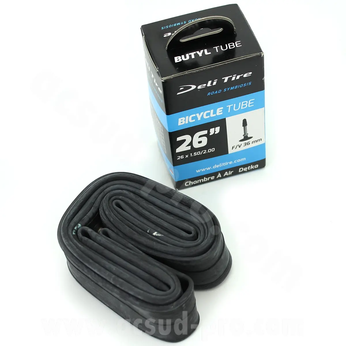 Въздушна камера за велосипед 26" x 1.50 до 2.00 Deli Tire WTV Presta VP
