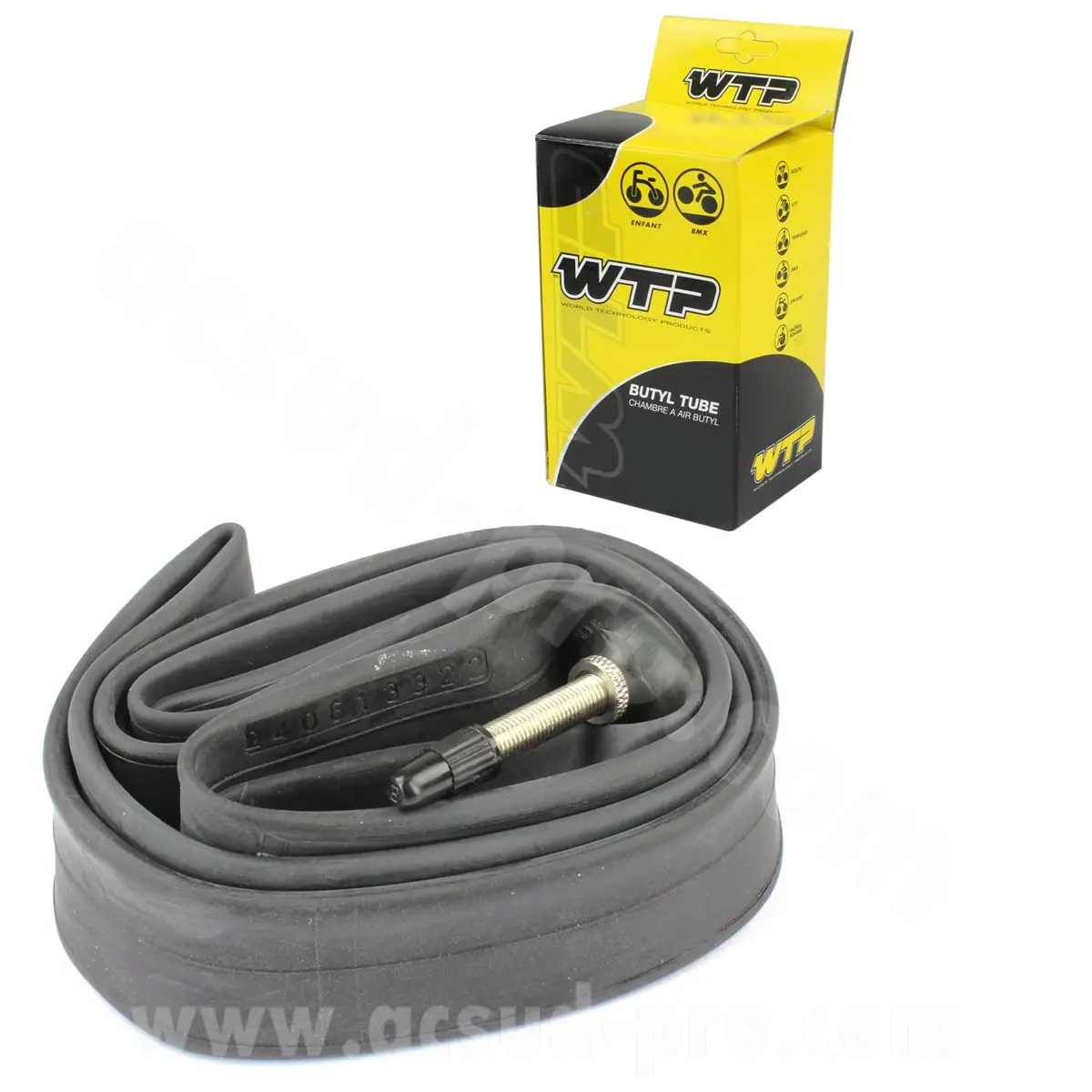 أنبوب داخلي لدراجة هوائية مقاس 20" x 1 3/8 F/V 36 ملم Deli Tire WTP BMX Presta VP
