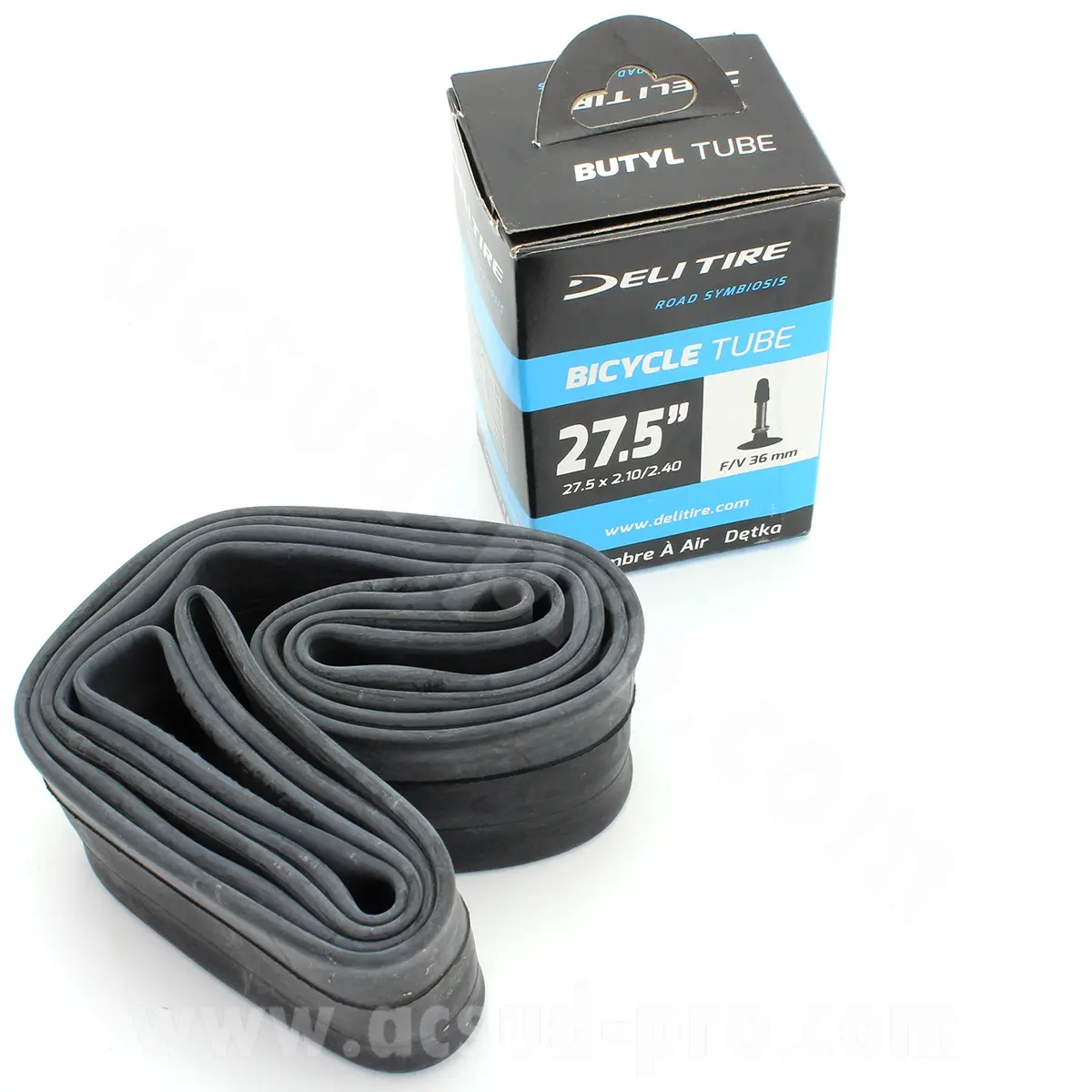 자전거 내장 튜브 27.5" x 2.10~2.40 프레스타 밸브 36 mm Deli Tire