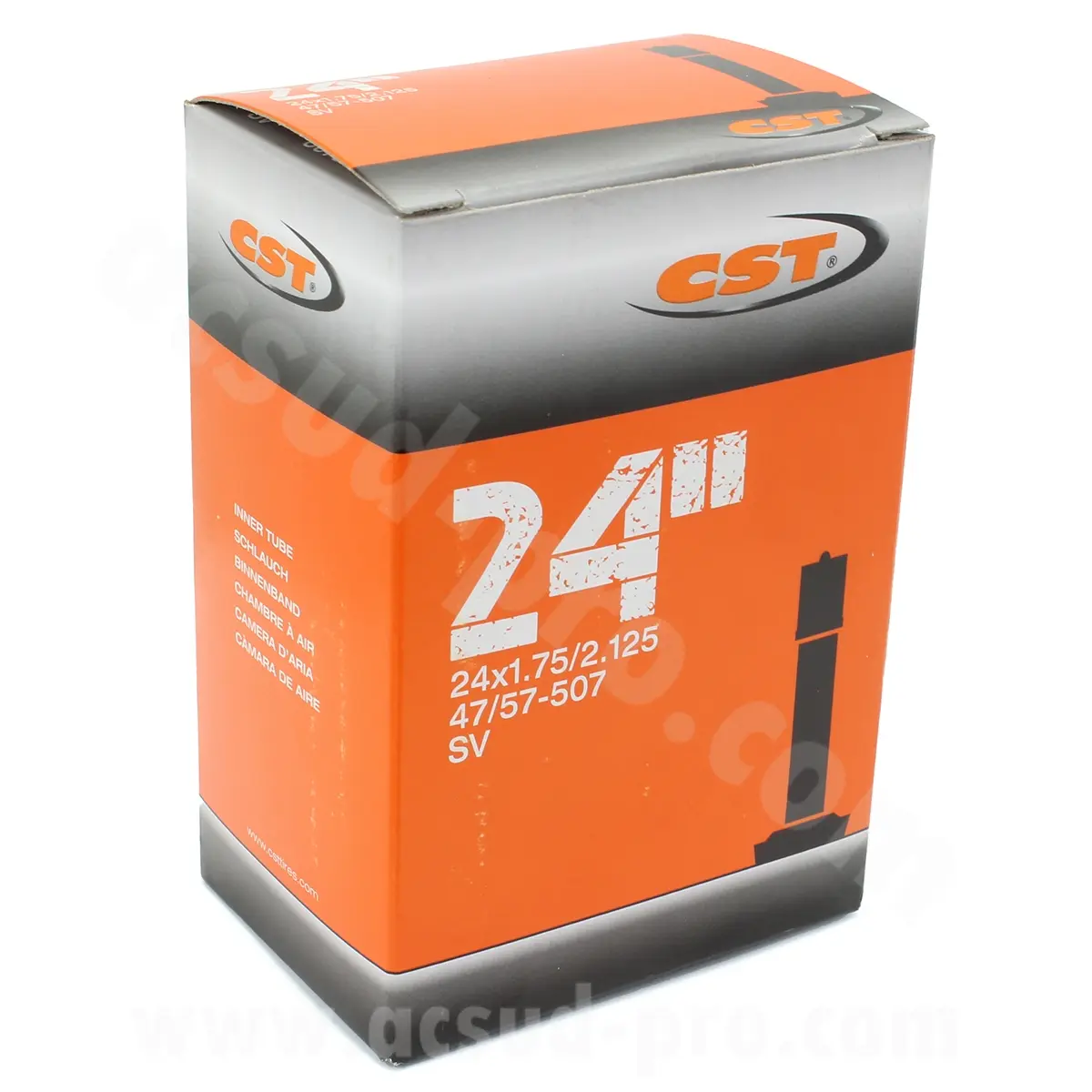 CST 자전거 24" x 1.75~2.125 MTB 슈라더 내장 튜브