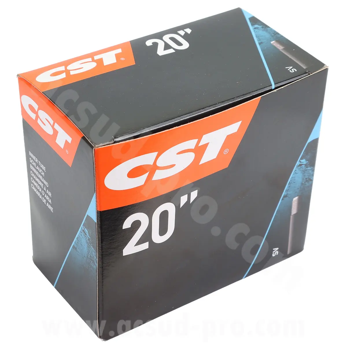 Chambre à air vélo 20 x 3.00 CST valve standard