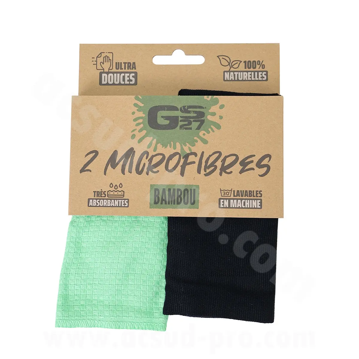 Microfibres bambou GS27 lot de 2