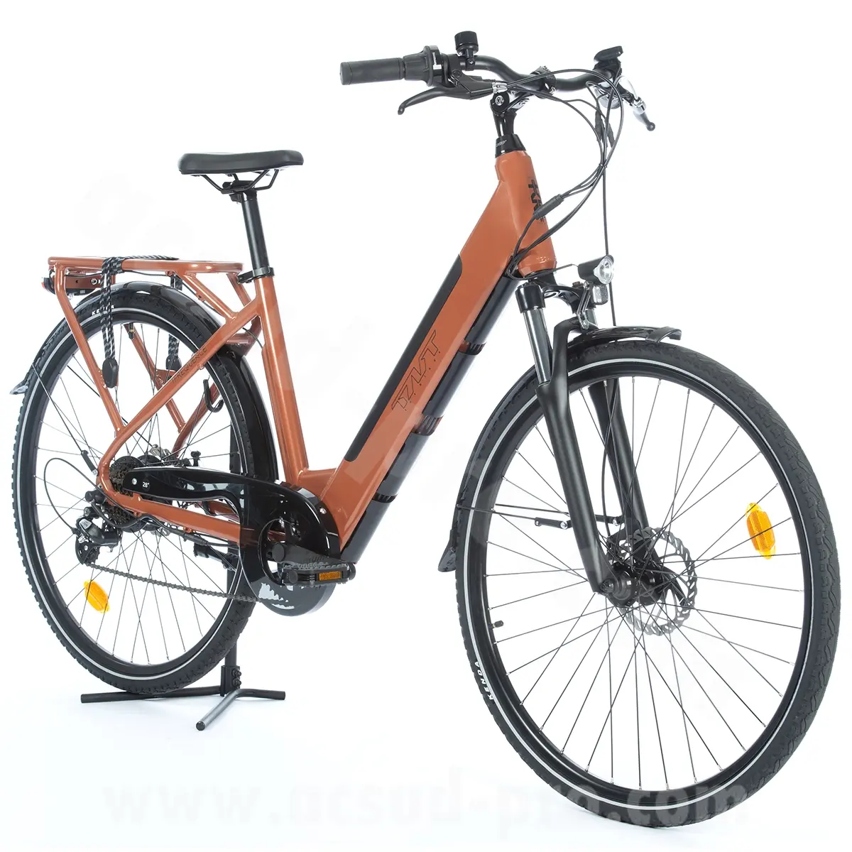 Vélo électrique TNT Bikes Fréquence 28 Terracotta