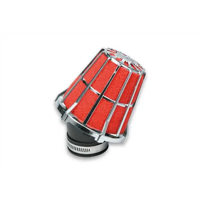 Filtre à air rouge E5 ø 28 Gurtner PA 325 HD 21 chromé MALOSSI