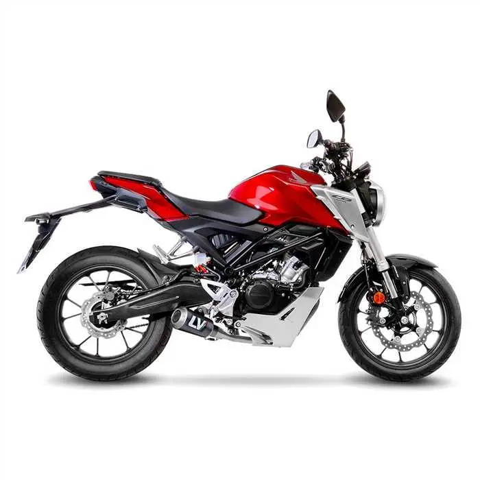 Udstødning SBK LV-10 carbon 1/1 Honda CB 125 R