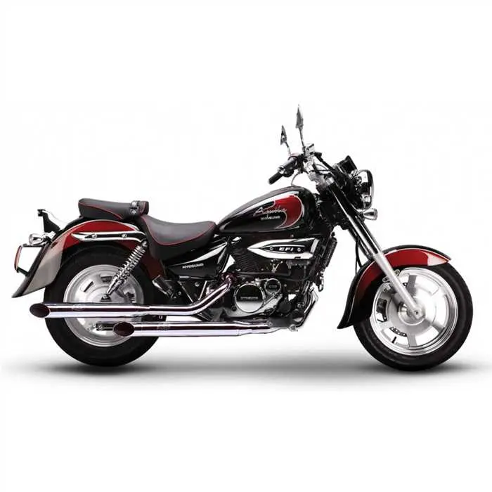 Hyosung Aquila GV 125/250 인젝션용 Silvertail K02 머플러