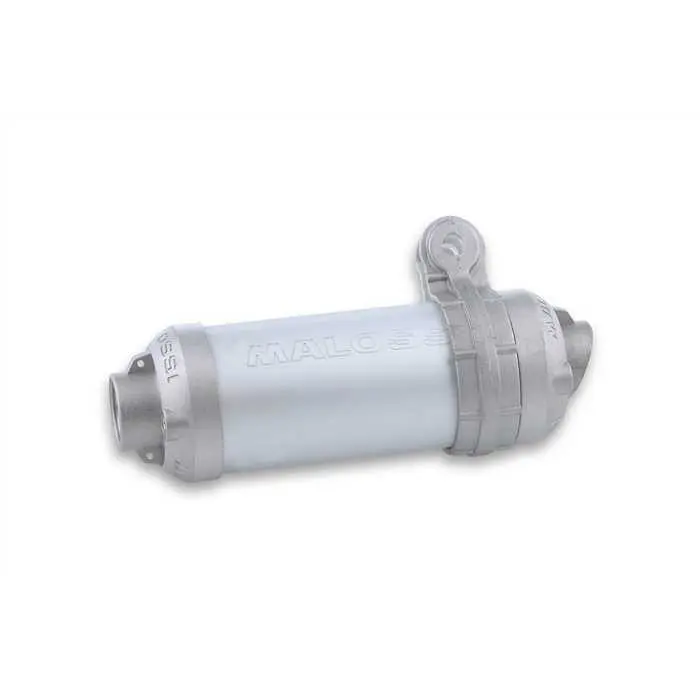 Schalldämpfer MALOSSI Ø 55 - Ø inn. 21 - L. 180 mm Mini Moto