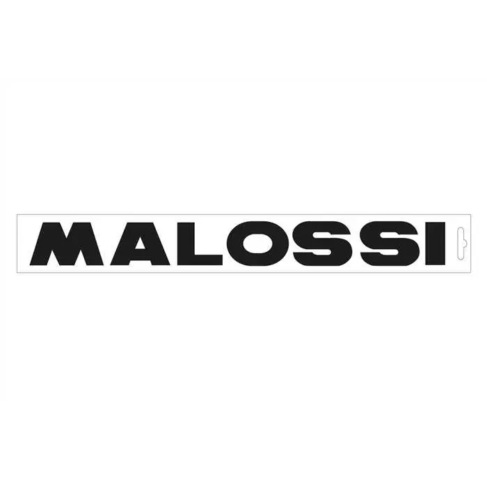 25 Aufkleber Malossi schwarz - 32 cm