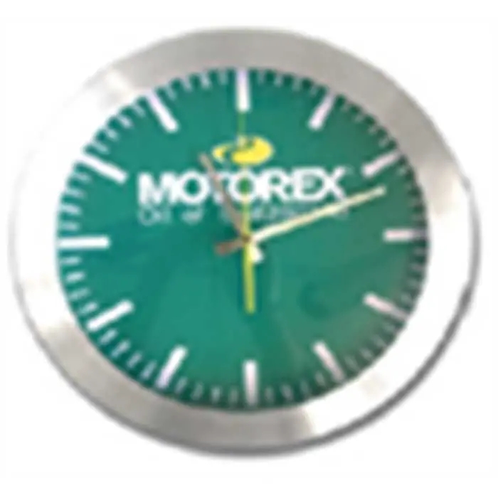 Horloge murale aluminium Motorex Ø 35 cm