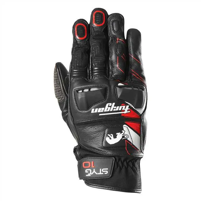 Gants FURYGAN STYG 10 Noir-Blanc-Rouge