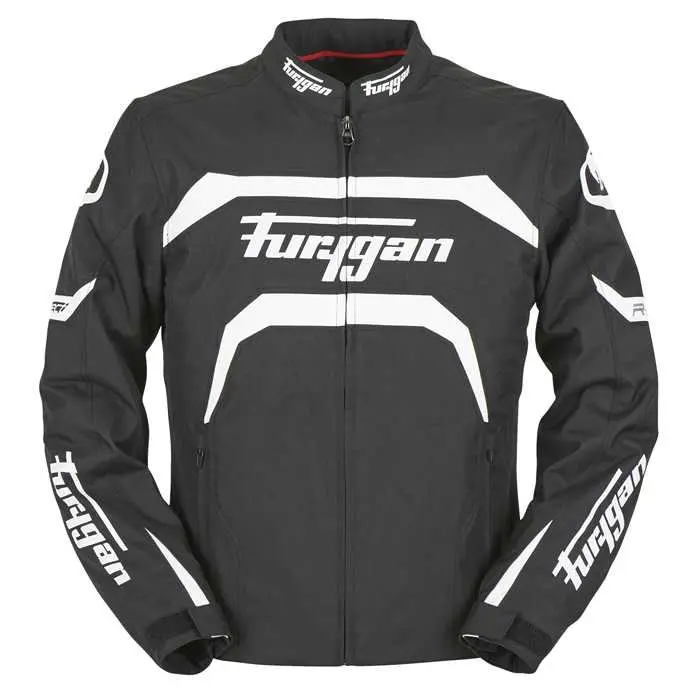 Текстилен яке Furygan Arrow черно бяло