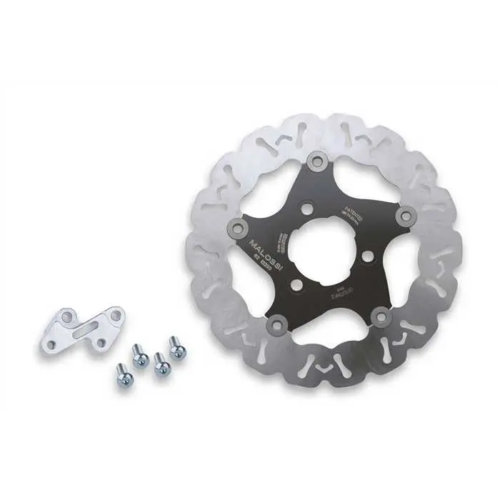 Malossi 지지대 포함 강화 Whoop Ø 250 - 두께 3 mm 브레이크 디스크 키트