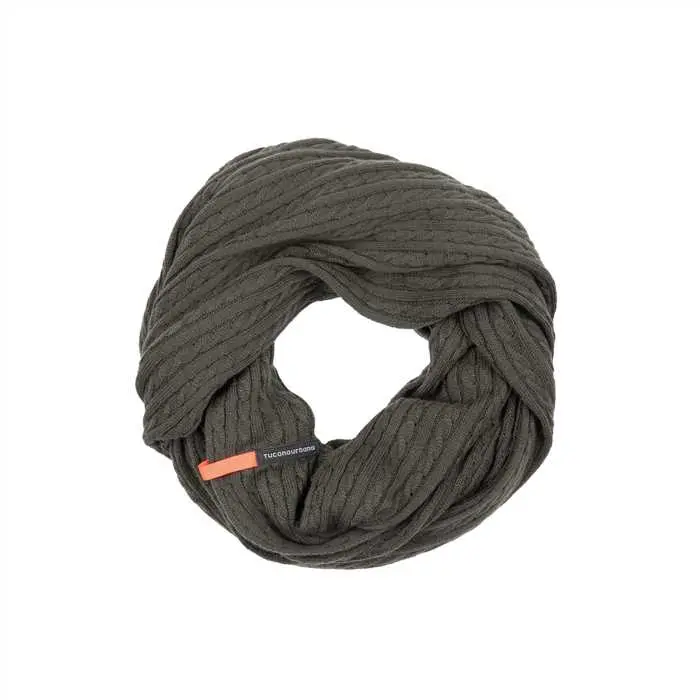 TUCANO URBANO گہرا سبز سپائرل Sharpei گردن کا اسکارف
