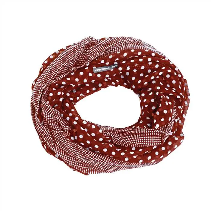 Tour de cou Tucano Urbano Lagott Pois Biking Red