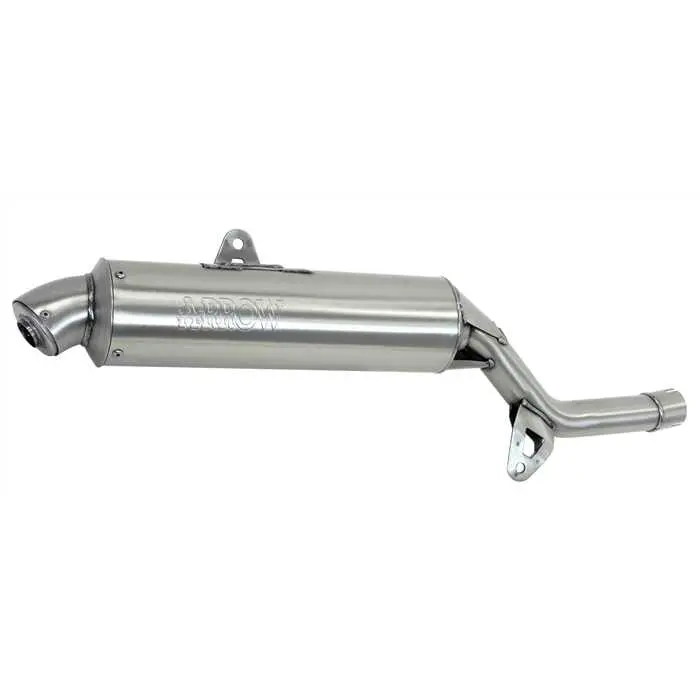 Silencieux Arrow homologué Kawasaki KLR 650 2001-2005 acier inoxydable