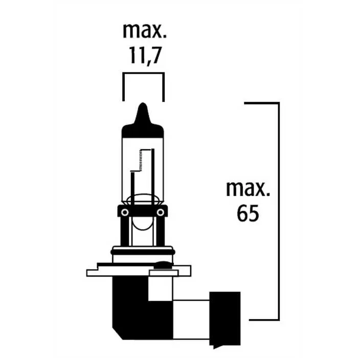 مصباح هالوجين FLOSSER H10 12V 42W PY20D