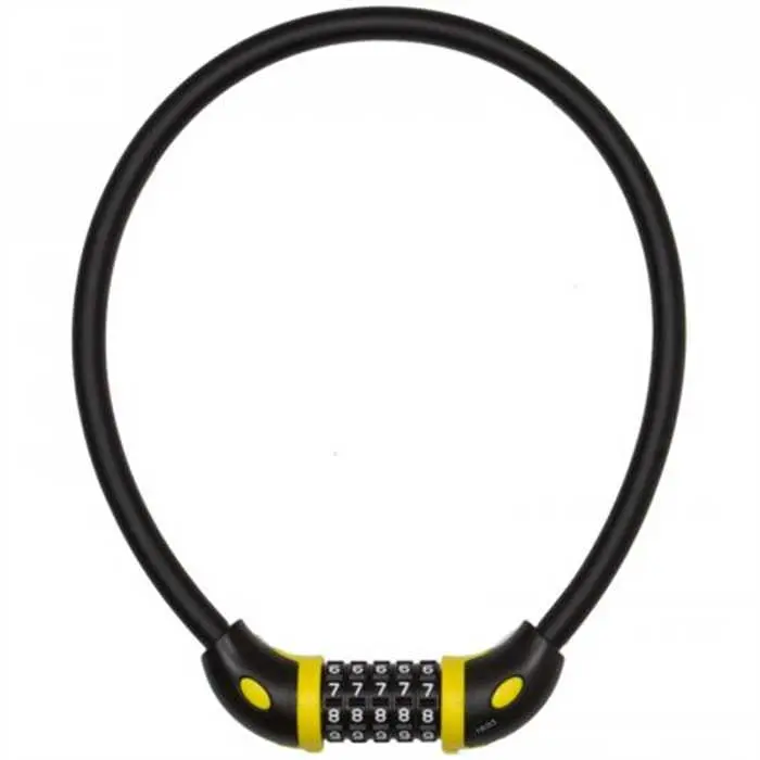 Antivol vélo câble à combinaison Auvray diamètre 12 mm longueur 65 cm noir mat