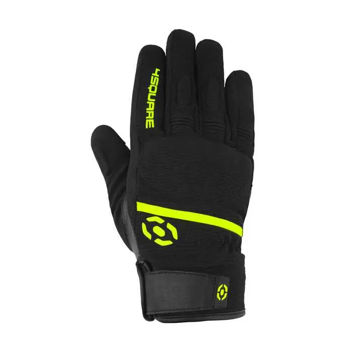 Ganzjahreshandschuhe Herren Striker schwarz gelb 4SQUARE