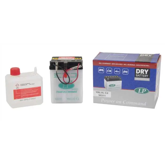 Battery with Acid Pack YB2,5L-C2 LANDPORT