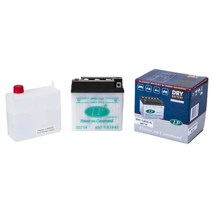 LANDPORT 6N7-1 (B39-6) battery with acid pack