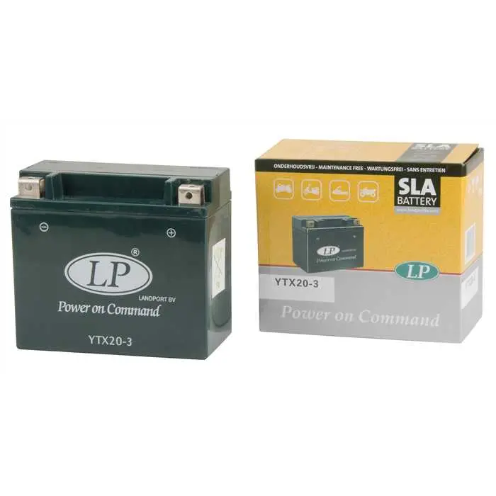 LANDPORT YTX20-3 YB18L-A/YTX20L-BS SLA بیٹری