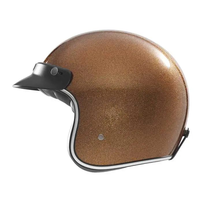 Casque Nox Jet N243 pailleté cuivre