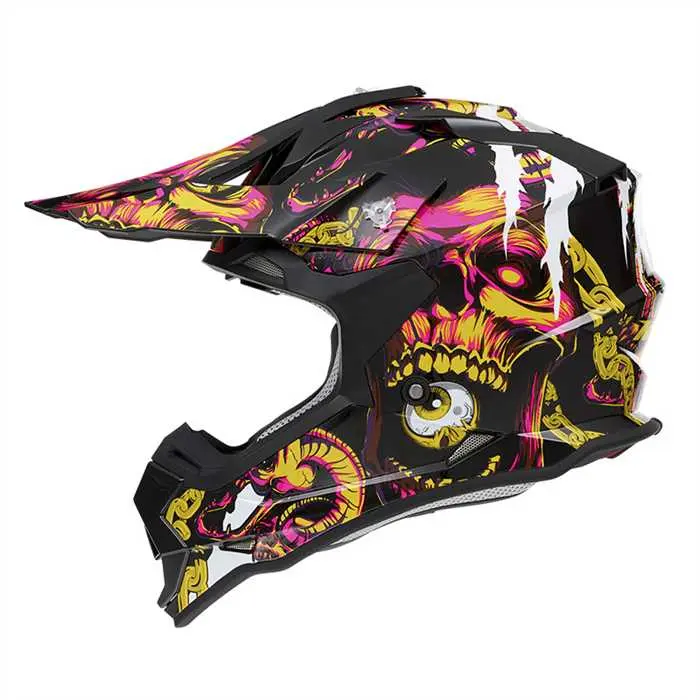 NOX N632 Casque cross Inferno rose