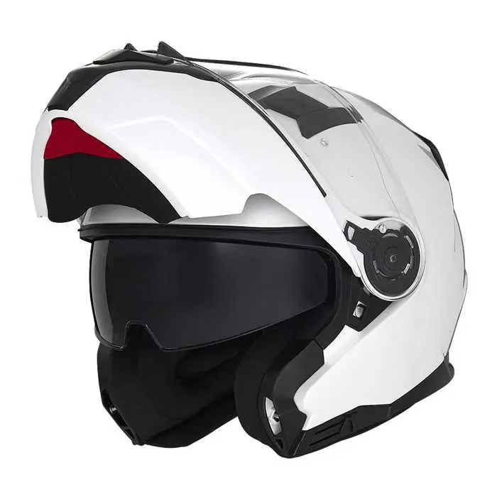Nox systeemhelm N966 wit parelmoer