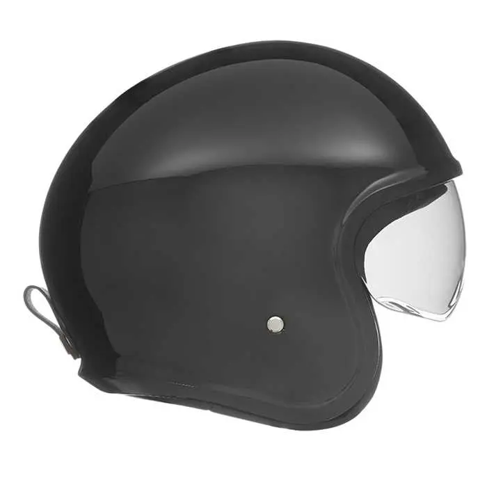 Casque Nox Jet Next noir brillant