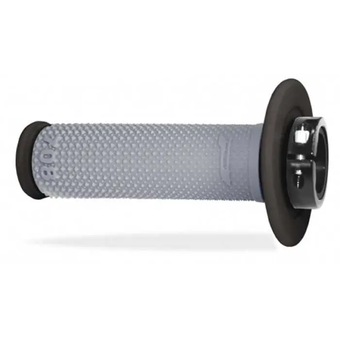 Poignées PROGRIP 708 Lock on + 7 CAMS Noir/Gris 22/25