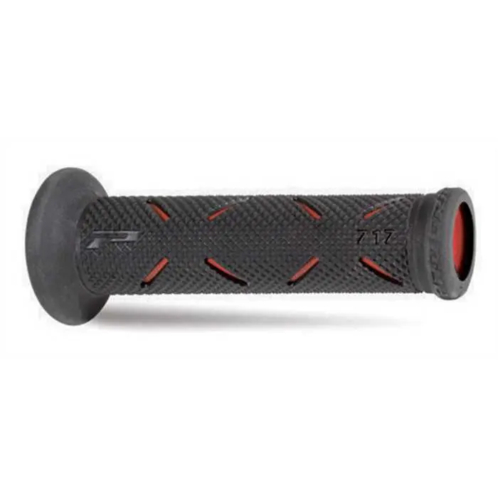 Poignées PROGRIP 717 GP Rouge/Noir Percées 22/25