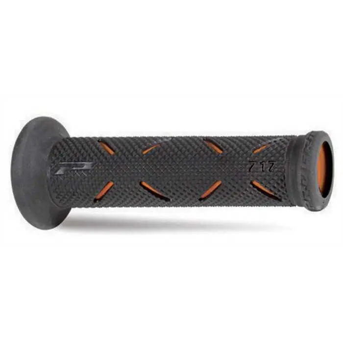 Poignées PROGRIP 717 Noir/Orange 22/25