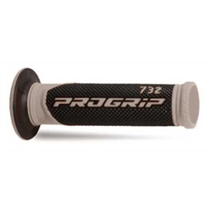 Revêtement de poignée Progrip 732 double densité gris-noir 125 mm (paire)