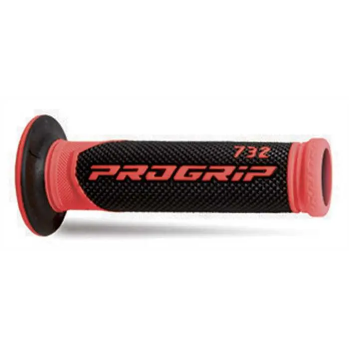 Poignées PROGRIP 732 Rouge/Noir 22/25