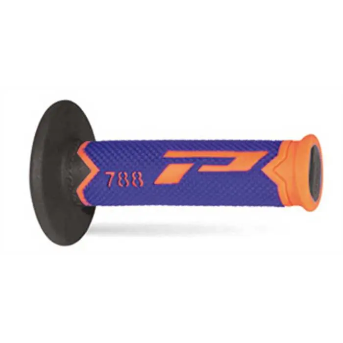 Poignées PROGRIP 788 Orange Fluo/Bleu/Noir 22/25