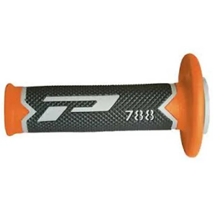 Griffbezug Progrip 788 Dreifachdichte Basis farbe grau-schwarz-orange 115 mm (Paar)