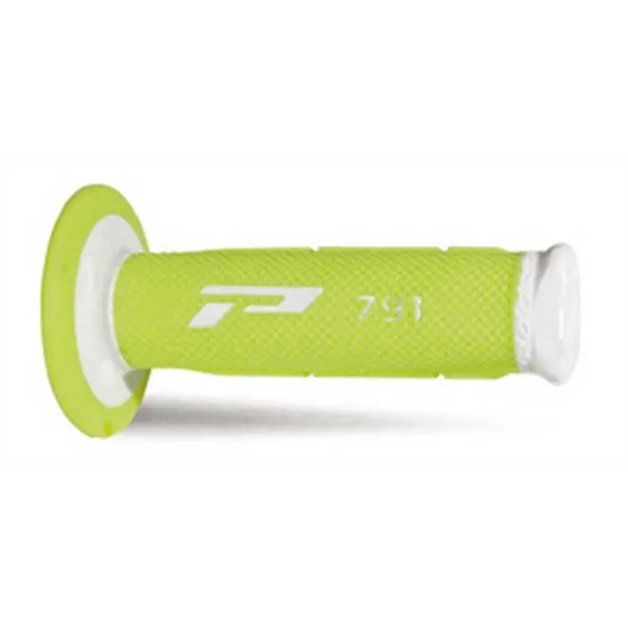 Poignées PROGRIP 791 Blanc/Jaune Fluo 22/25