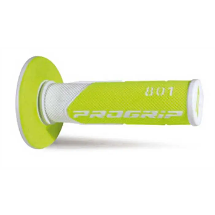 PROGRIP Poignées Art 801 MM 22/25 SH 58/15 Blanc/Jaune Fluo
