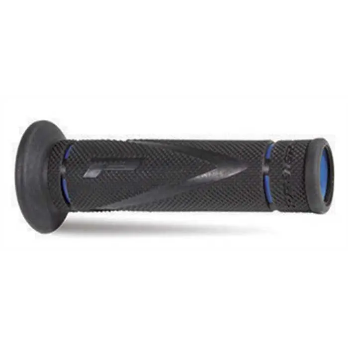Revêtement de poignée Progrip 838 double densité noir-bleu open end 122 mm (paire)