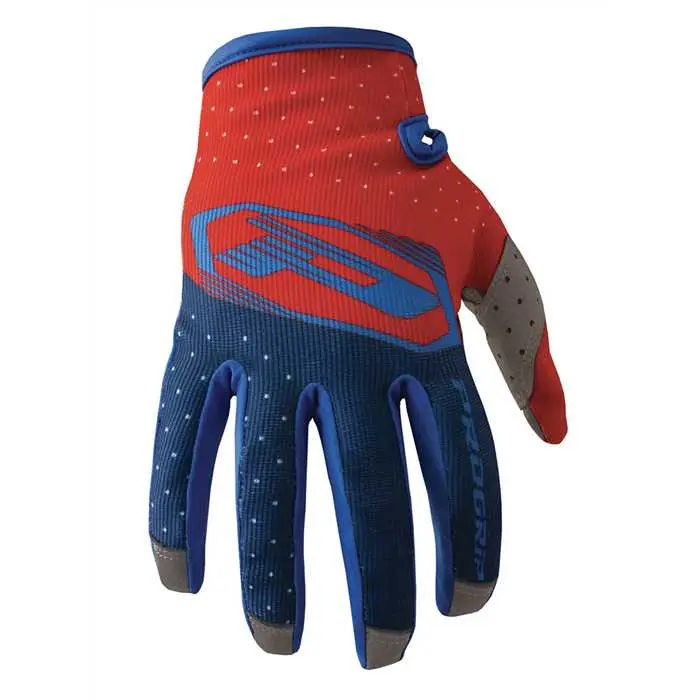 Cross-Handschuhe PROGRIP 4014 marineblau/hellblau/rot