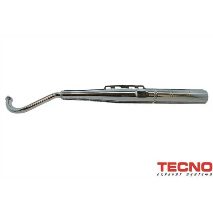 Silencieux Tecno échappement original 28 mm chrome Puch Maxi