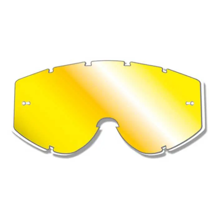 Écran masque-lunettes cross Progrip 3300 Vision multicouche jaune anti-buée anti-rayures anti-UV