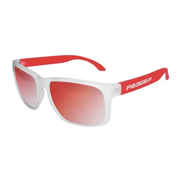 Lunettes de soleil PROGRIP 3605 blanc transparent/orange