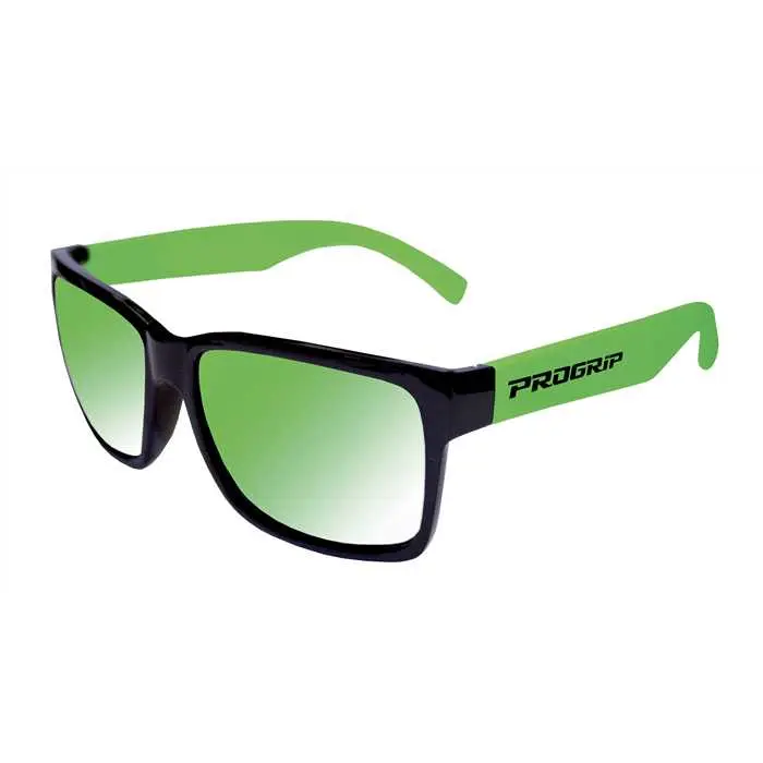Lunettes de soleil PROGRIP 3605 noir mat/vert fluo